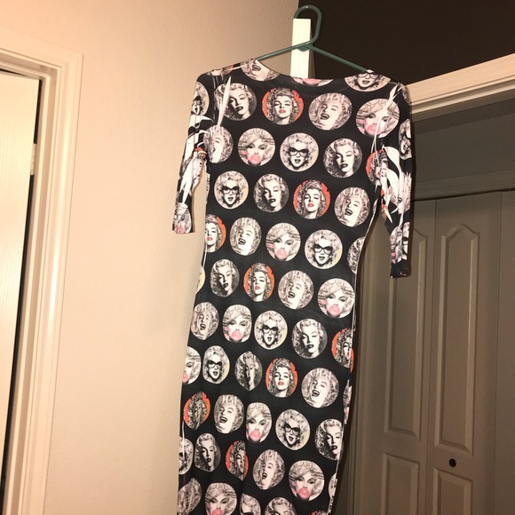 Cleo Dress With Marilyn Monroe Print - Picture 6 of 8